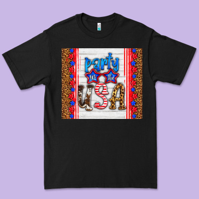 Party In The Usa Premium Tee Designed By Hra Design Shop
