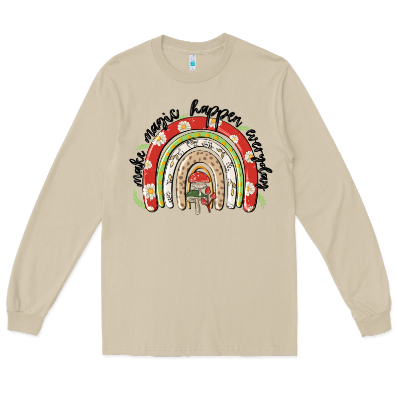 Make Magic Happen Everyday Long Sleeve Tee by MaliasSmallBusiness | Teevron