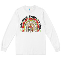 White make magic happen everyday Long Sleeve Tee - MaliasSmallBusiness