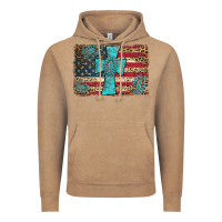 Vintage Coffee flag and turquoise cross Vintage Hoodie - AdoDesignShop