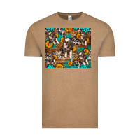 Vintage Coffee Western Pigs Vintage Tee - LillyAllenDesigns