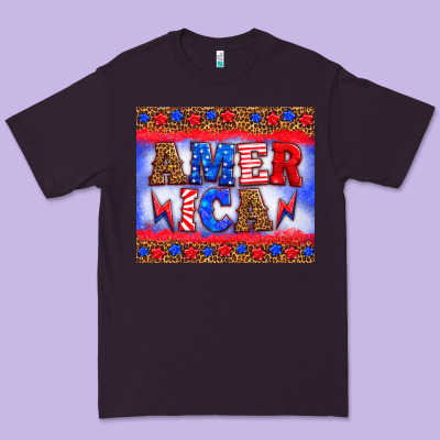 America Thunderbolt Premium Tee Designed By Hra Design Shop