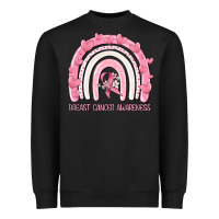 Black breast cancer  awareness rainbow Heavyweight Sweatshirt - MaliasSmallBusiness