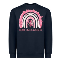 Breast Cancer  Awareness Rainbow Heavyweight Sweatshirt | Teevron
