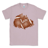 Lilac football patch Classic Tee - AdoDesignShop