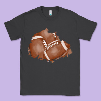 Football Patch Classic Tee Designed By Adodesignshop