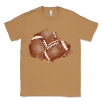 Toasted Coconut football patch Classic Tee - AdoDesignShop