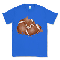 True Royal football patch Classic Tee - AdoDesignShop