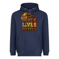 Navy black lives matter Heavyweight Hoodie - NancyCooperArtShop