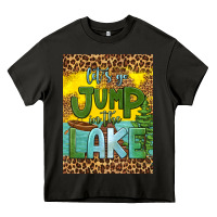Asphalt let's go jump in the lake air freshener Heavy Core Tee - HRA Design Shop