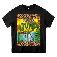 Black let's go jump in the lake air freshener Heavy Core Tee - HRA Design Shop