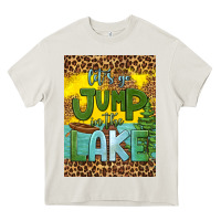 Cream let's go jump in the lake air freshener Heavy Core Tee - HRA Design Shop