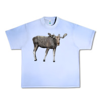 Grape Ice Moose Buck Deer Urban Heavy Tee - LillyAllenDesigns