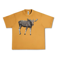 Peanut Butter Moose Buck Deer Urban Heavy Tee - LillyAllenDesigns