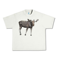 Pistachio Moose Buck Deer Urban Heavy Tee - LillyAllenDesigns