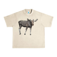 Sandshell Moose Buck Deer Urban Heavy Tee - LillyAllenDesigns