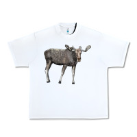 White Moose Buck Deer Urban Heavy Tee - LillyAllenDesigns