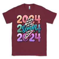 Burgundy 2024 senior Classic Tee - MaliasSmallBusiness