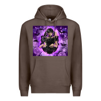 Coffee gothic girl night Premium Hoodie - TumblerDesignByShophia