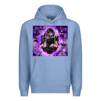 Colony Blue gothic girl night Premium Hoodie - TumblerDesignByShophia
