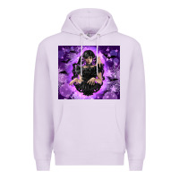 Lilac gothic girl night Premium Hoodie - TumblerDesignByShophia
