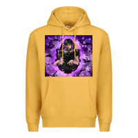 Mustard gothic girl night Premium Hoodie - TumblerDesignByShophia
