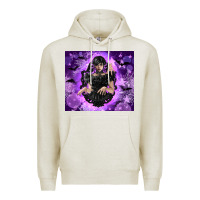 Oatmeal Heather gothic girl night Premium Hoodie - TumblerDesignByShophia