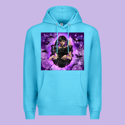 Gothic Girl Night Premium Hoodie Designed By Tumblerdesignbyshophia