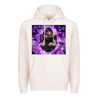 Pale Pink gothic girl night Premium Hoodie - TumblerDesignByShophia