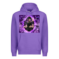 Purple gothic girl night Premium Hoodie - TumblerDesignByShophia