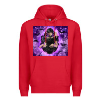 Red gothic girl night Premium Hoodie - TumblerDesignByShophia