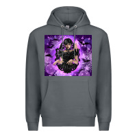 Rock gothic girl night Premium Hoodie - TumblerDesignByShophia