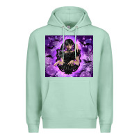 Seafoam gothic girl night Premium Hoodie - TumblerDesignByShophia