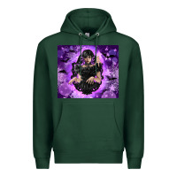 Sports Green gothic girl night Premium Hoodie - TumblerDesignByShophia