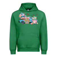 Emerald Easter gnomes truck Urban Hoodie - OliviaCreatesArt