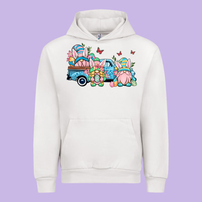 Easter Gnomes Truck Urban Hoodie Designed By Oliviacreatesart