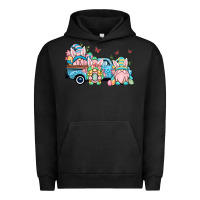 Pigment Black Easter gnomes truck Urban Hoodie - OliviaCreatesArt