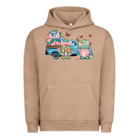 Pigment Burro Easter gnomes truck Urban Hoodie - OliviaCreatesArt