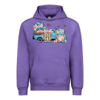 Tulip Easter gnomes truck Urban Hoodie - OliviaCreatesArt