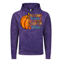 Cloud Purple Autumn leaves and pumpkin please Vintage Hoodie - RanaPortraitStore