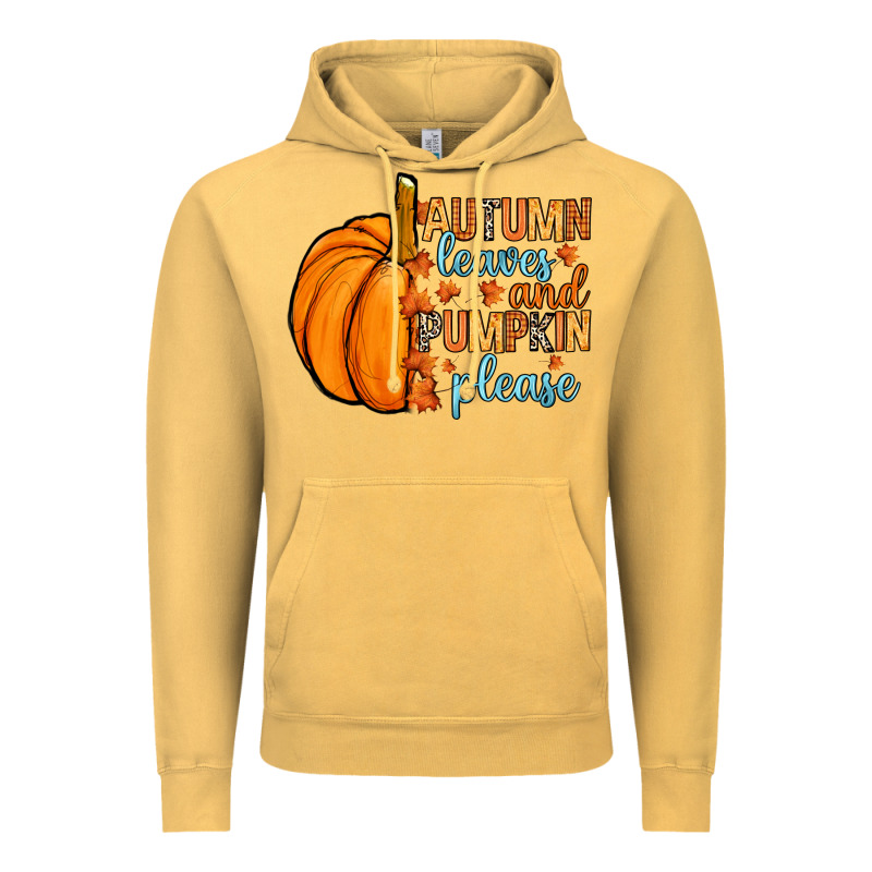 Autumn Leaves And Pumpkin Please Vintage Hoodie by RanaPortraitStore | Teevron
