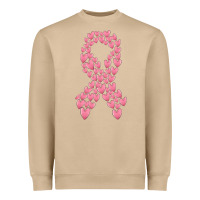 Mushroom breast cancer ribbon Heavyweight Sweatshirt - MaliasSmallBusiness