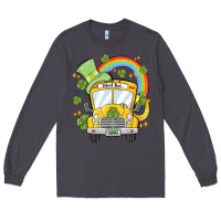 Smoke st. patrick's day school bus Long Sleeve Tee - MaliasSmallBusiness