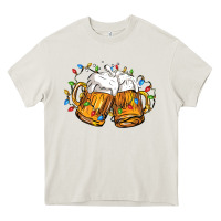 Cream beer with christmas lights Heavy Core Tee - FaDigitalArtStudio