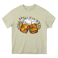 Mossy beer with christmas lights Heavy Core Tee - FaDigitalArtStudio