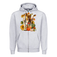 Heather Grey Fall Heifer Zipper Hoodie - LillyAllenDesigns