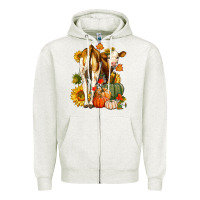 Oatmeal Heather Fall Heifer Zipper Hoodie - LillyAllenDesigns