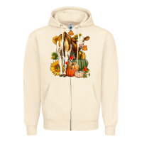 Sandshell Fall Heifer Zipper Hoodie - LillyAllenDesigns