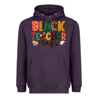 Plum black teacher magic Heavyweight Hoodie - NancyCooperArtShop