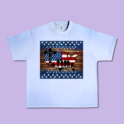 God Bless America American Flag Tumbler Urban Heavy Tee Designed By Jasminsmagicworld